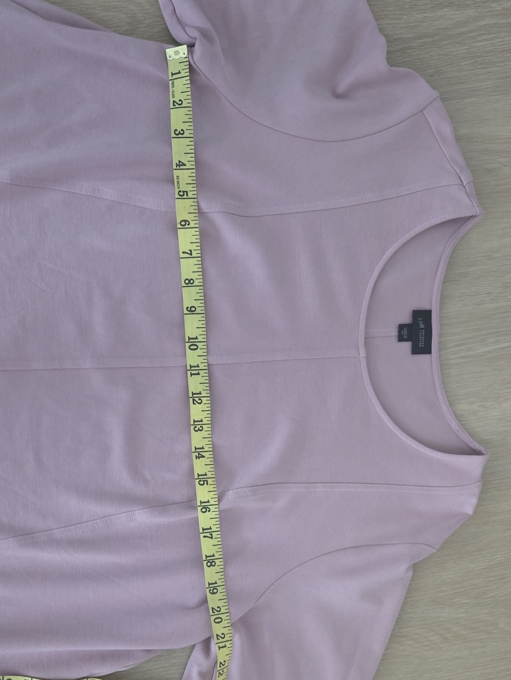 J. Jill Wearever Collection Scoop Crew Neck Purple Mauve Pink Lavender Shirt - Picture 7 of 9